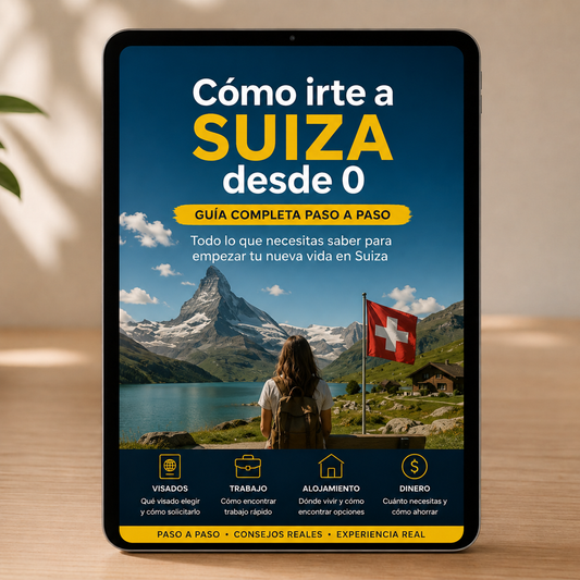Consigue trabajo en Suiza desde cero en menos de 15 días