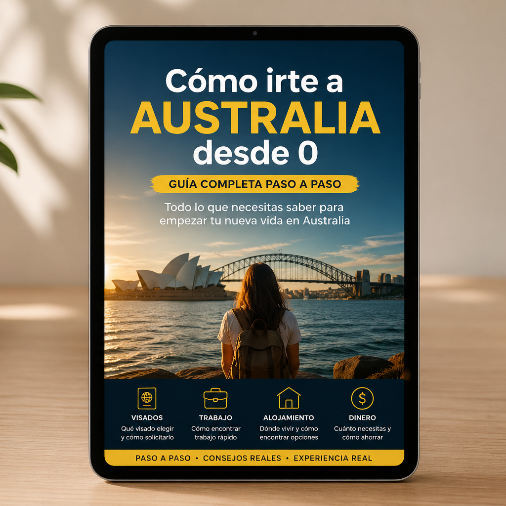 Consigue trabajo en Australia desde cero en menos de 15 días